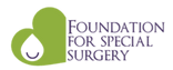 Foundation for Special Surgery logo, a green heart with a smiley face
