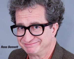 Hire stand-up comic Ross Bennett for your next comedy night (photo of the comedian)
